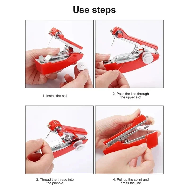 Portable Handheld Sewing Machine for Quick Repairs