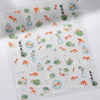 Ocean-Inspired Nail Art Sticker Set