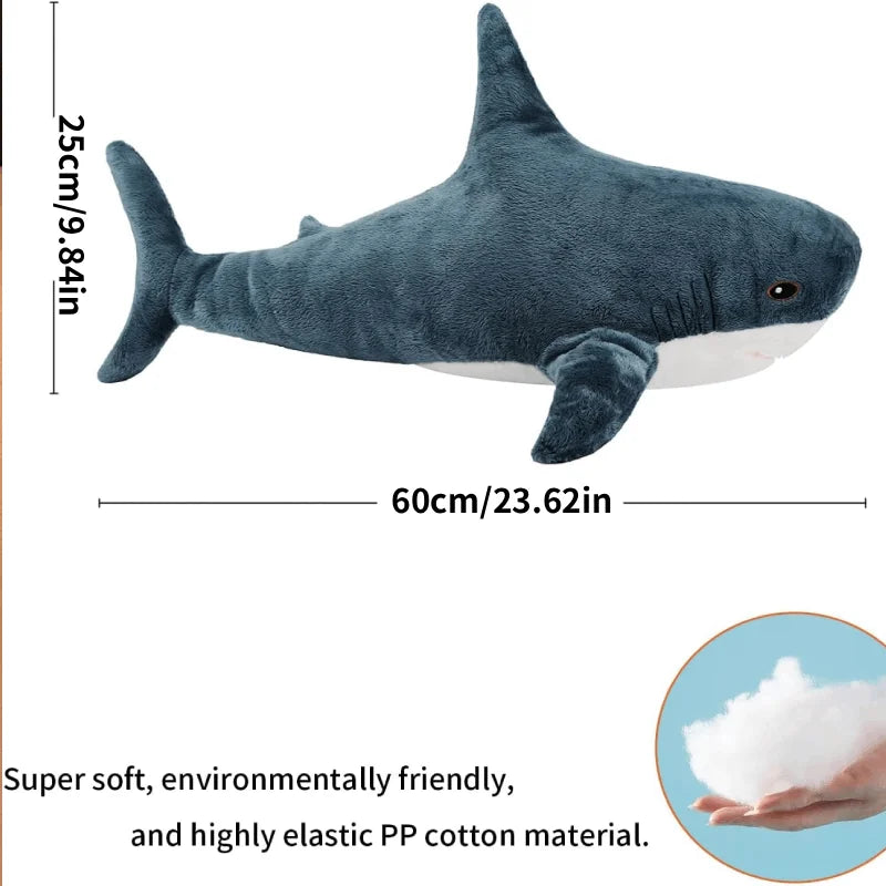 Soft Plush Shark Pillow Buddy