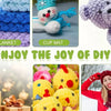Premium Acrylic Yarn 4-Pack – Soft, Bright, Machine-Washable Knitting Yarn