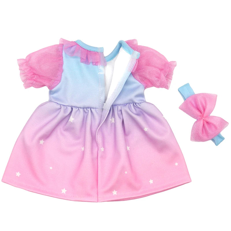 Doll Outfit Set with Hat for 17-43 cm Baby Dolls