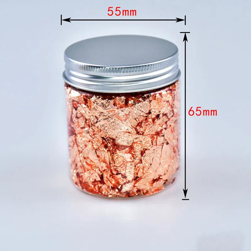 Metallic Foil Flakes for Crafts, Nail Art & DIY Projects