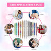 Crystal Rhinestone Ballpoint Pens (Set of 12, Assorted Colors)