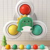 Suction Cup Spinning Toys for Babies – Bath & Travel Sensory Fun