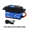 Black Injora 22K Digital Servo with servo horn and mounting bracket