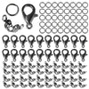 Stainless Steel Jewelry Findings Kit with Clasps, Jump Rings & Connectors