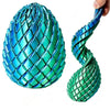 3D Printed Dragon Egg Stress-Relief Toy — Deformable Desk Ornament