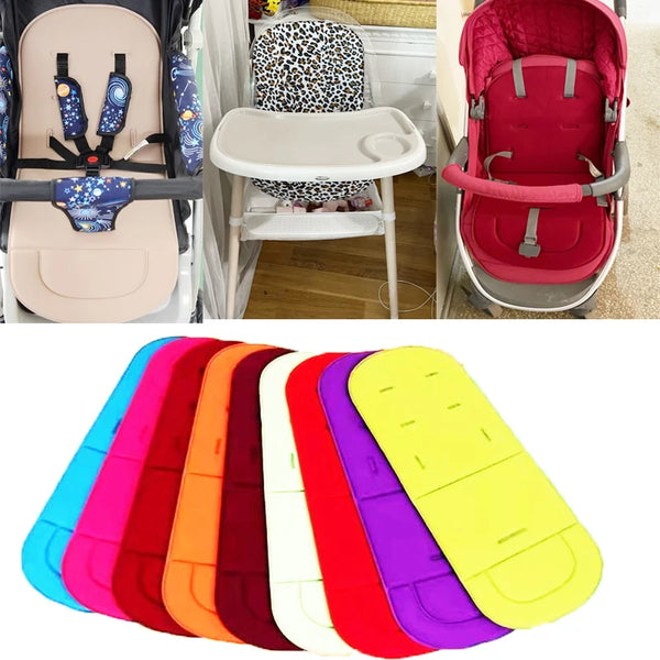 Cartoon Baby Stroller Cushion – Soft, Breathable & Portable