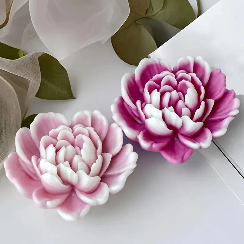 Heart Flower Silicone Mold for Candle, Soap & Clay Crafts