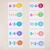 Wooden Arithmetic Card Matching Game for Kids – Addition & Subtraction Early Learning Toy