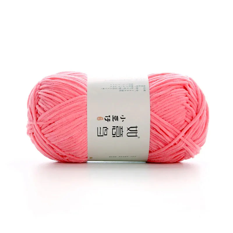 Soft Chenille Yarn for Crochet and Knitting
