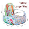 Foldable Kids Ball Pit Playpen with Basketball Hoop