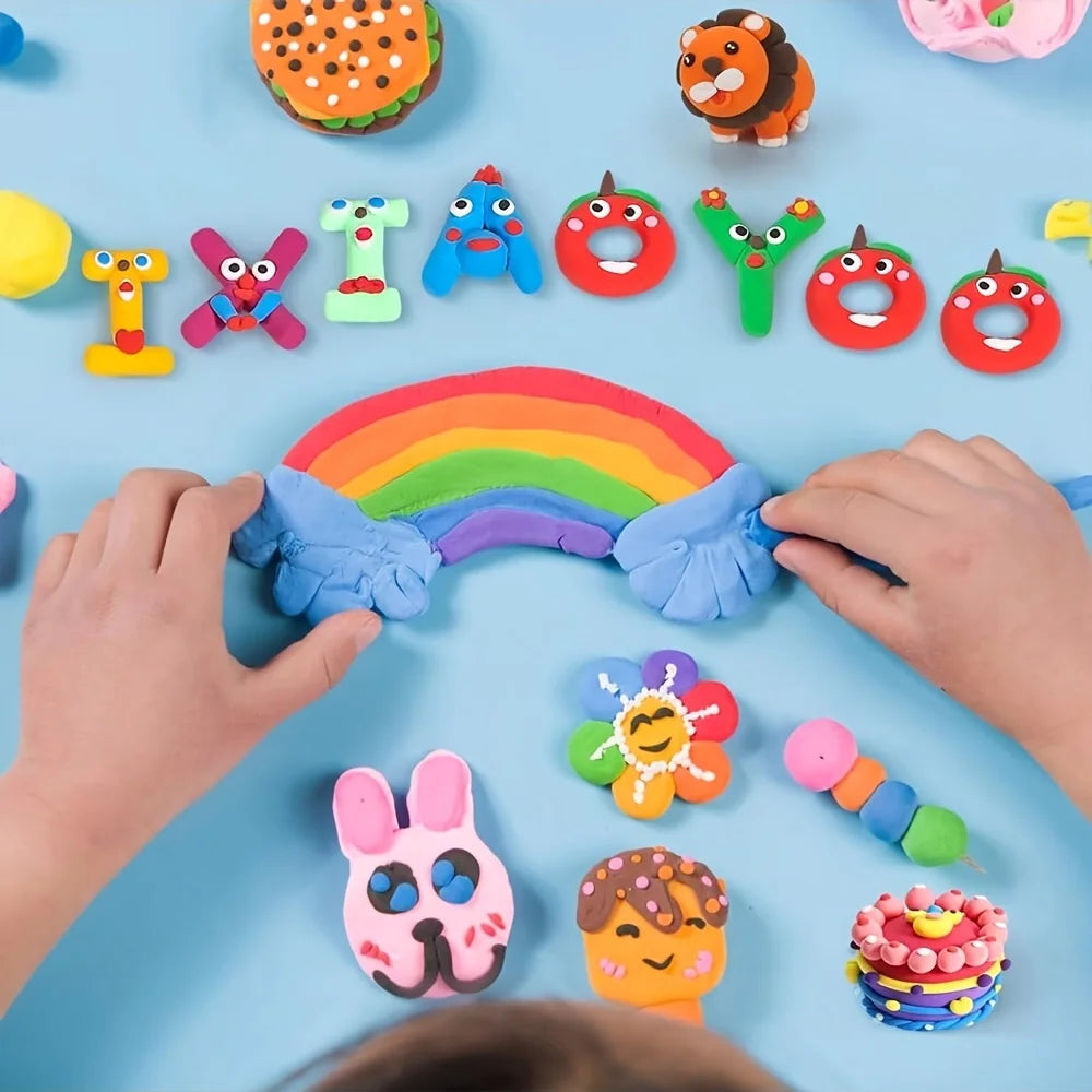 Air Dry Clay Craft Set with Tools for Kids and Beginners