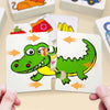 Montessori Wooden Animal Puzzle Set with Storage Box