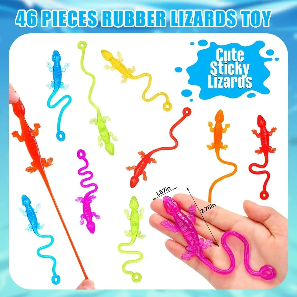 Sticky Climbing Lizard Toys for Party Favors & Prizes