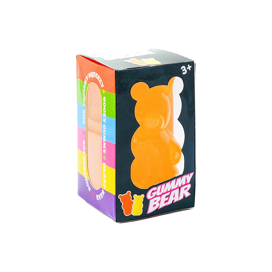 Box of gummy bear sensory fidget cube for stress relief and focus