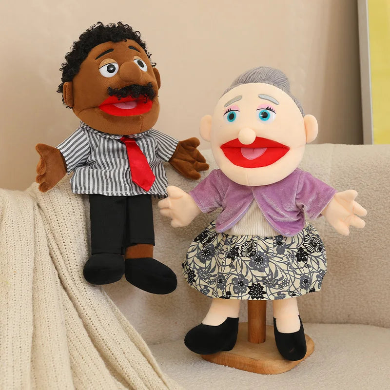 Soft Plush Family Hand Puppet Set for Storytelling and Play