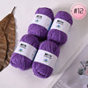 Soft Milk Cotton Yarn Value Pack - 4 Balls for Knitting & Crochet