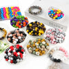 Hexagonal & Rhinestone Bead Assortment for Jewelry Making