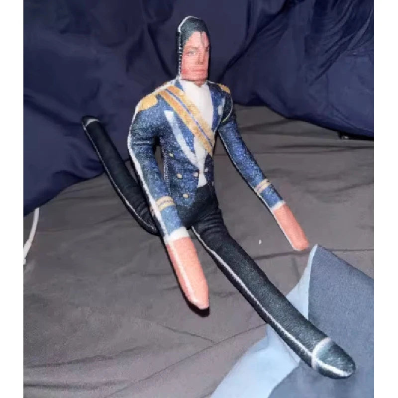 Poseable Michael Jackson Rat Plush with Wire Frame