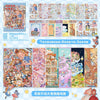 A collection of 3D cartoon scene stickers for scrapbooking and journaling featuring various characters and scenes.