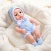 Lifelike 12-Inch Reborn Baby Doll with Outfit – Soft Vinyl, Huggable & Cute