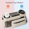 Large Capacity Hanging Stroller Organizer Bag for Diapers & Baby Essentials