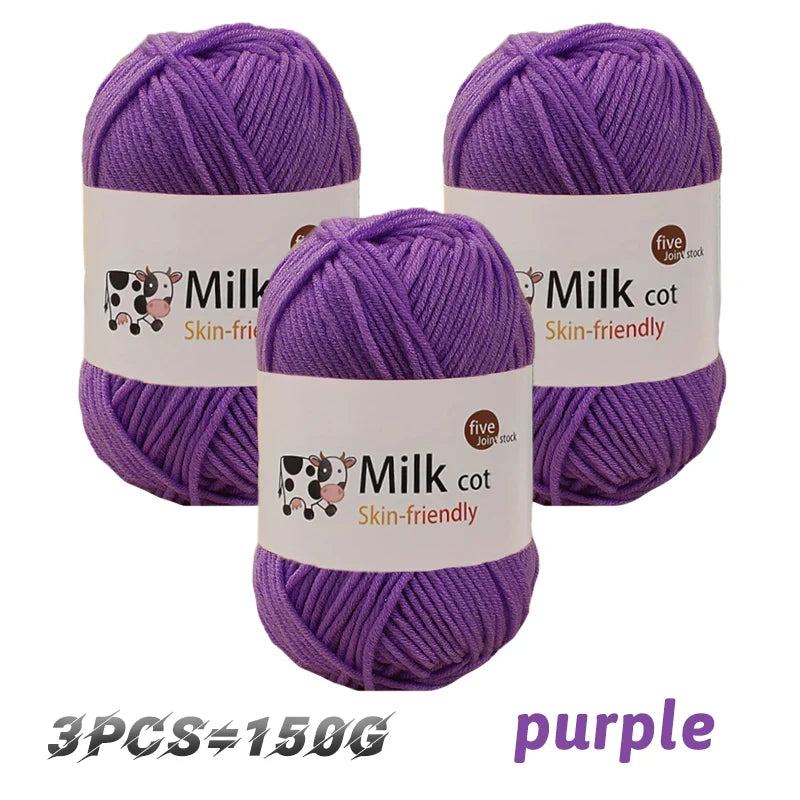 Soft Acrylic Yarn Ball – Medium Weight for Knitting & Crochet