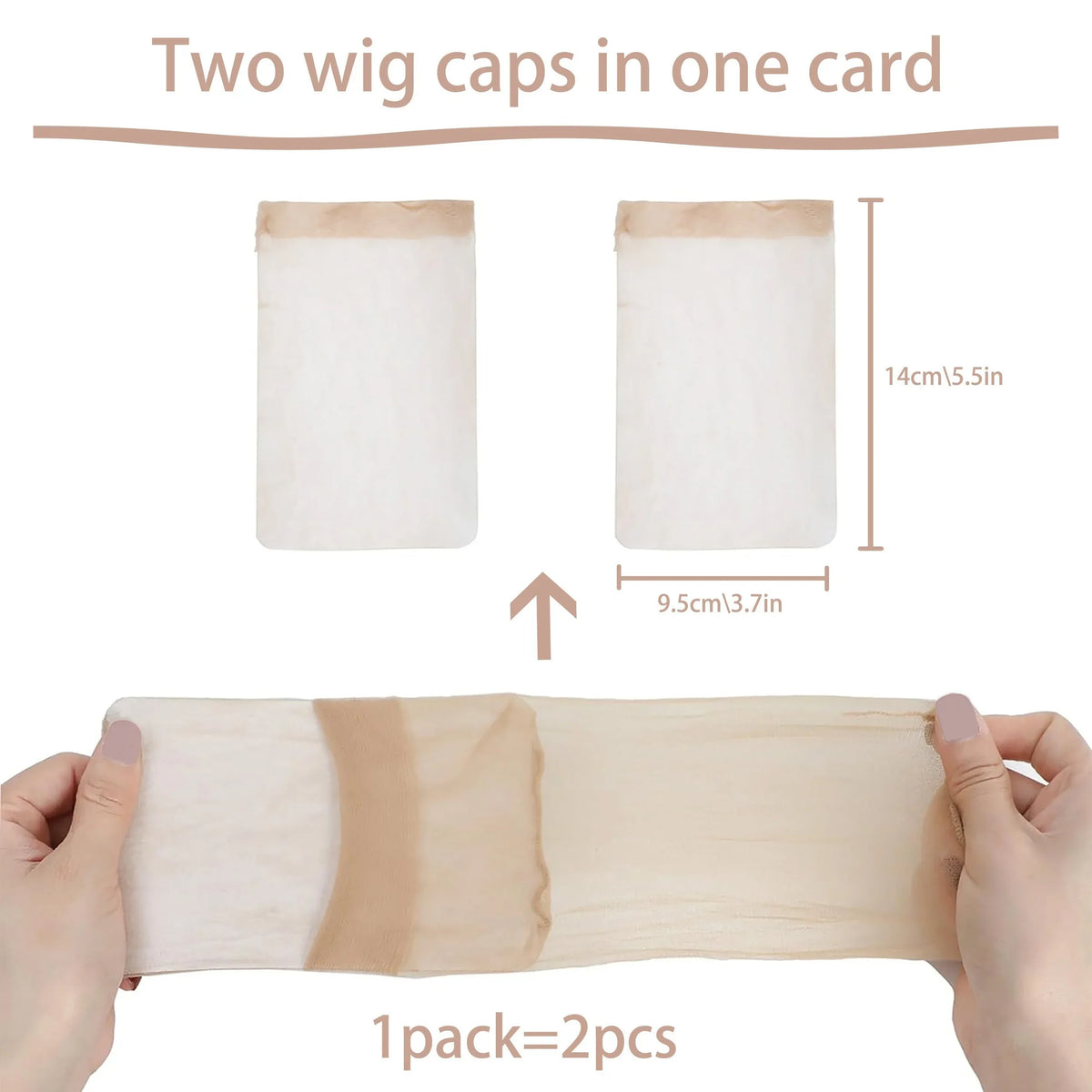 Wig Cap Set with Hair Net and Compression Cap