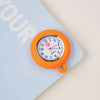 Colorful Silicone Nurse Pocket Watch with Brooch Pin