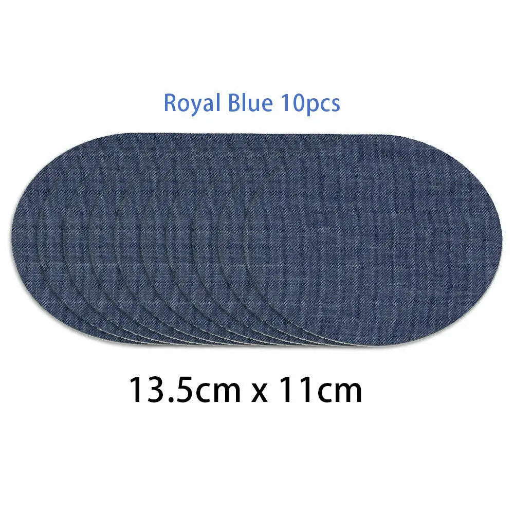 Iron-On Denim Patches for Jeans Repair & DIY Crafts