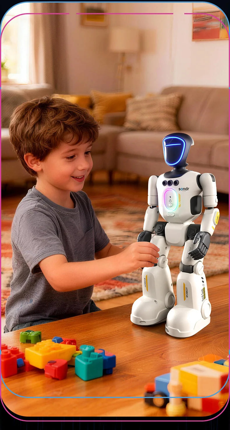 Interactive Gesture-Controlled Robot with Dance and Learning Modes