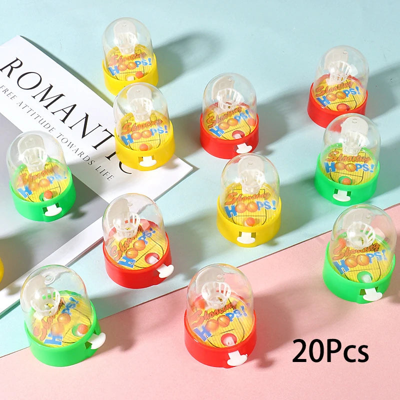 Mini Basketball Desktop Finger Shooting Game – Set of 20