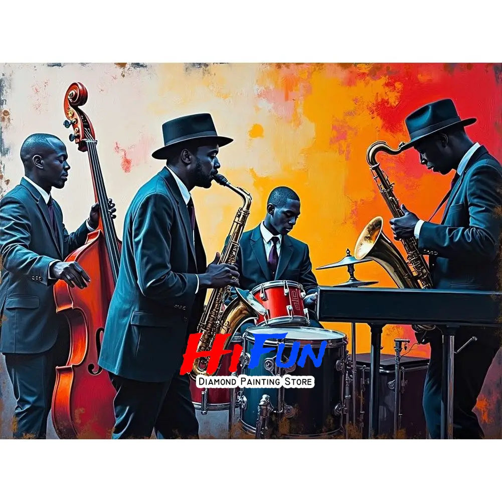 Modern Jazz Musician Diamond Painting Kit