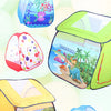 Kids' Princess Castle Play Tent – Foldable Indoor & Outdoor Toy