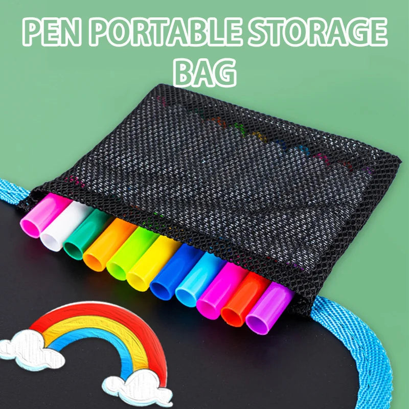 Reusable Erasable Doodle Book for Kids with 12 Watercolor Pens