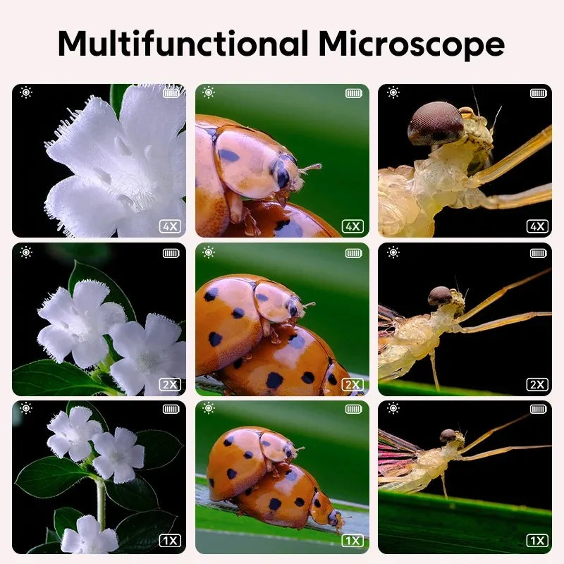 Portable Handheld Microscope for Kids – 500x Magnification, Educational Science Toy