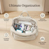 Large Capacity Diaper Backpack with Multiple Pockets
