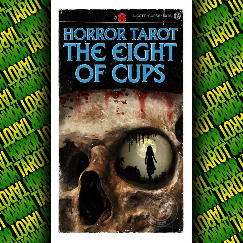 Horror Tarot Card Deck – 78 Illustrated Cards Inspired by Macabre Literature & Pop Culture