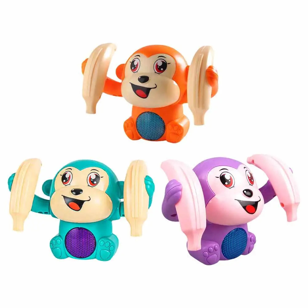 Tumbling Monkey Toy with Music, Lights & Sensor Actions