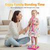 Kids Karaoke Microphone Stand Set with Party Lights