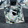Cat Liquid Core Polyhedral Dice Set with Sharp Edges