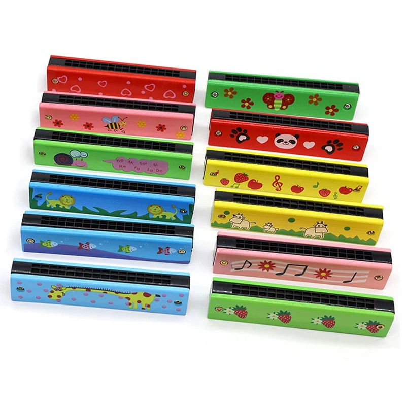 Wooden Harmonica for Kids - Early Music Learning Toy