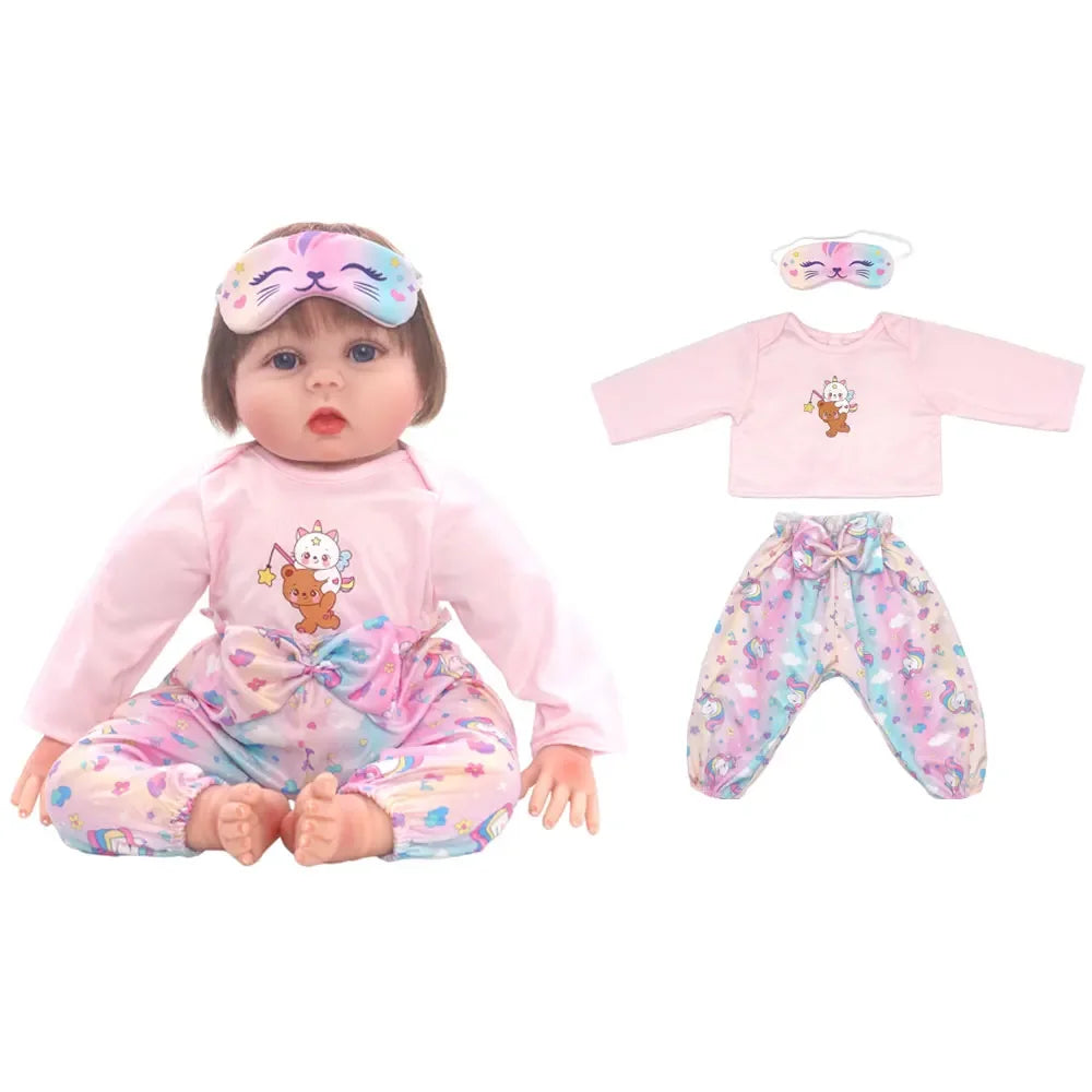 Adorable Jumpsuit Set for 20-22 Inch Reborn Dolls