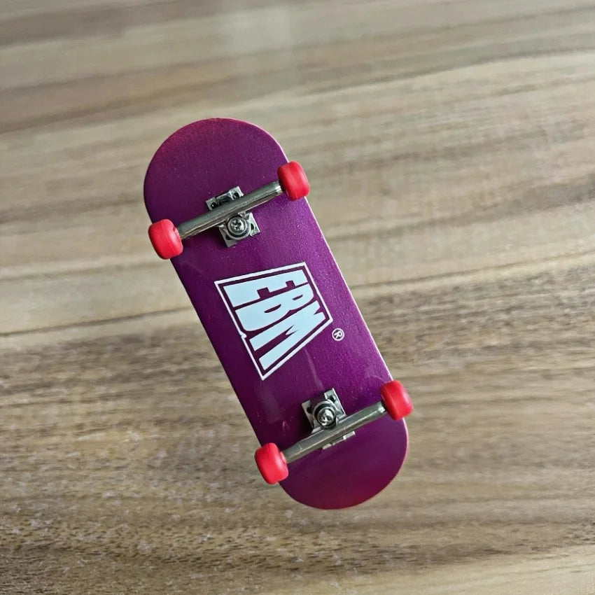 Maple Wood Finger Skateboard with Tool – 34mm Mini Skate Deck