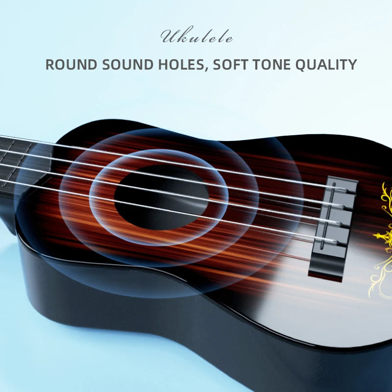 Kids' Ukulele Toy Guitar with Pick for Musical Fun