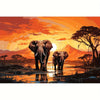 Elephant Family Jigsaw Puzzle – 500 to 2000 Pieces