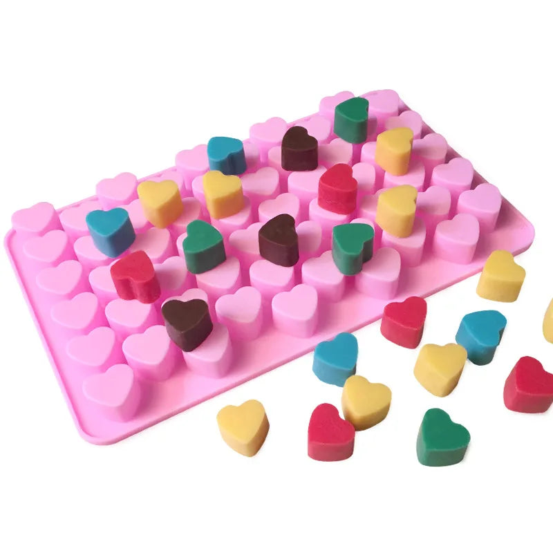 Mini Heart Silicone Mold for Candles, Soap & Resin