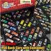 Mini Pull-Back Toy Car Set with Storage Case