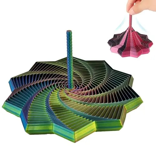 3D Fidget Star with Mesmerizing Whirl Motion